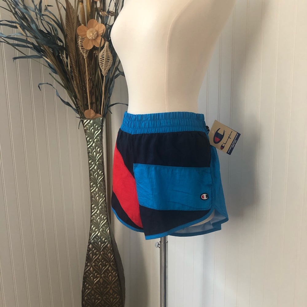 Champion-Multicolored Block women’s shorts.
